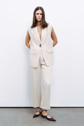 Accessory Detailed Vest