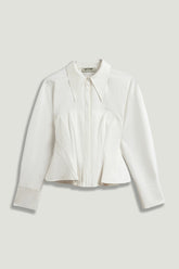 Structured Corset-Inspired Shirt