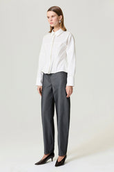 Structured Corset-Inspired Shirt