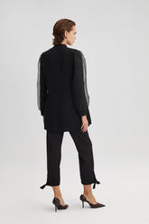 CHAIN DETAILED CREPE TUNIC