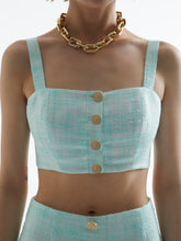 Bloom Tweed Crop Top