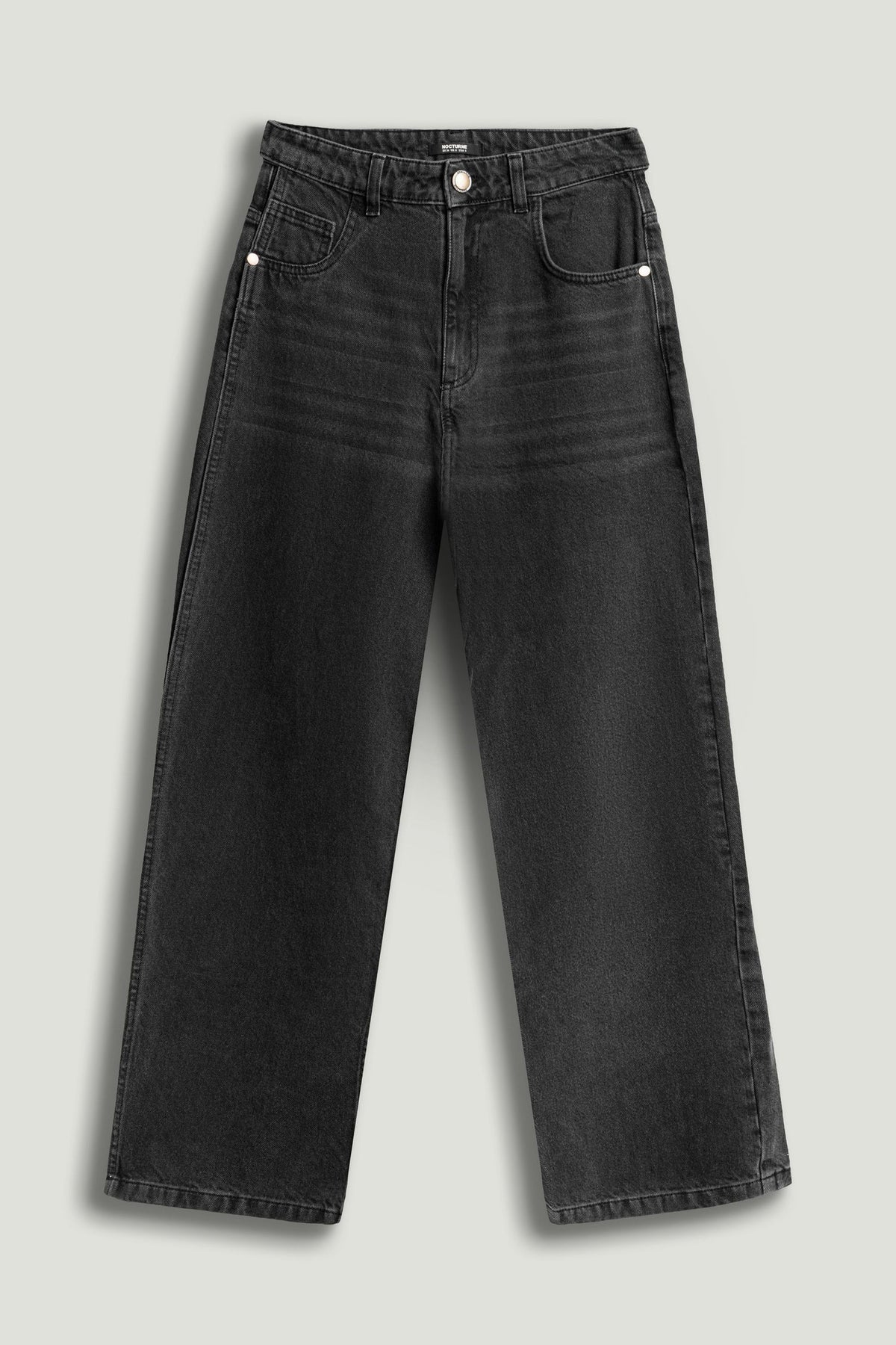 Washed Wide Leg Jeans