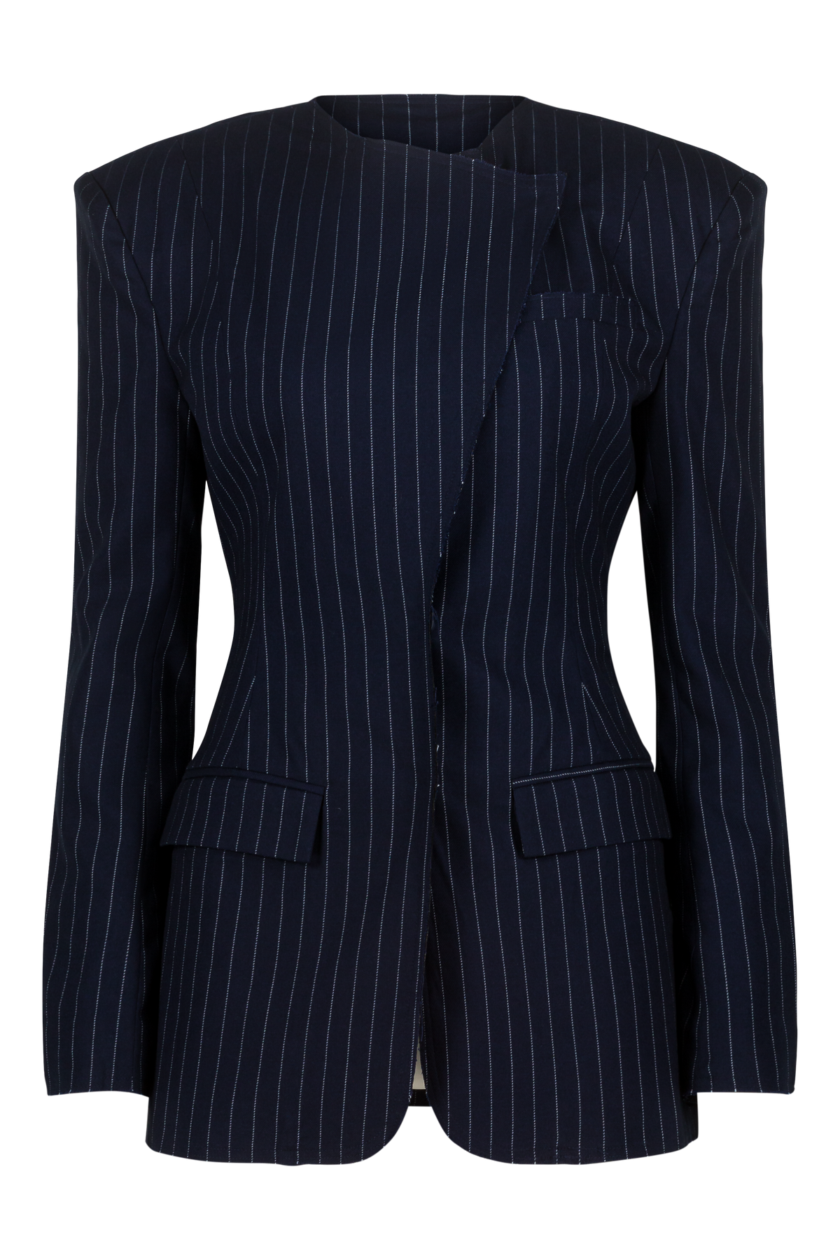 Pinstripe Suit Jacket
