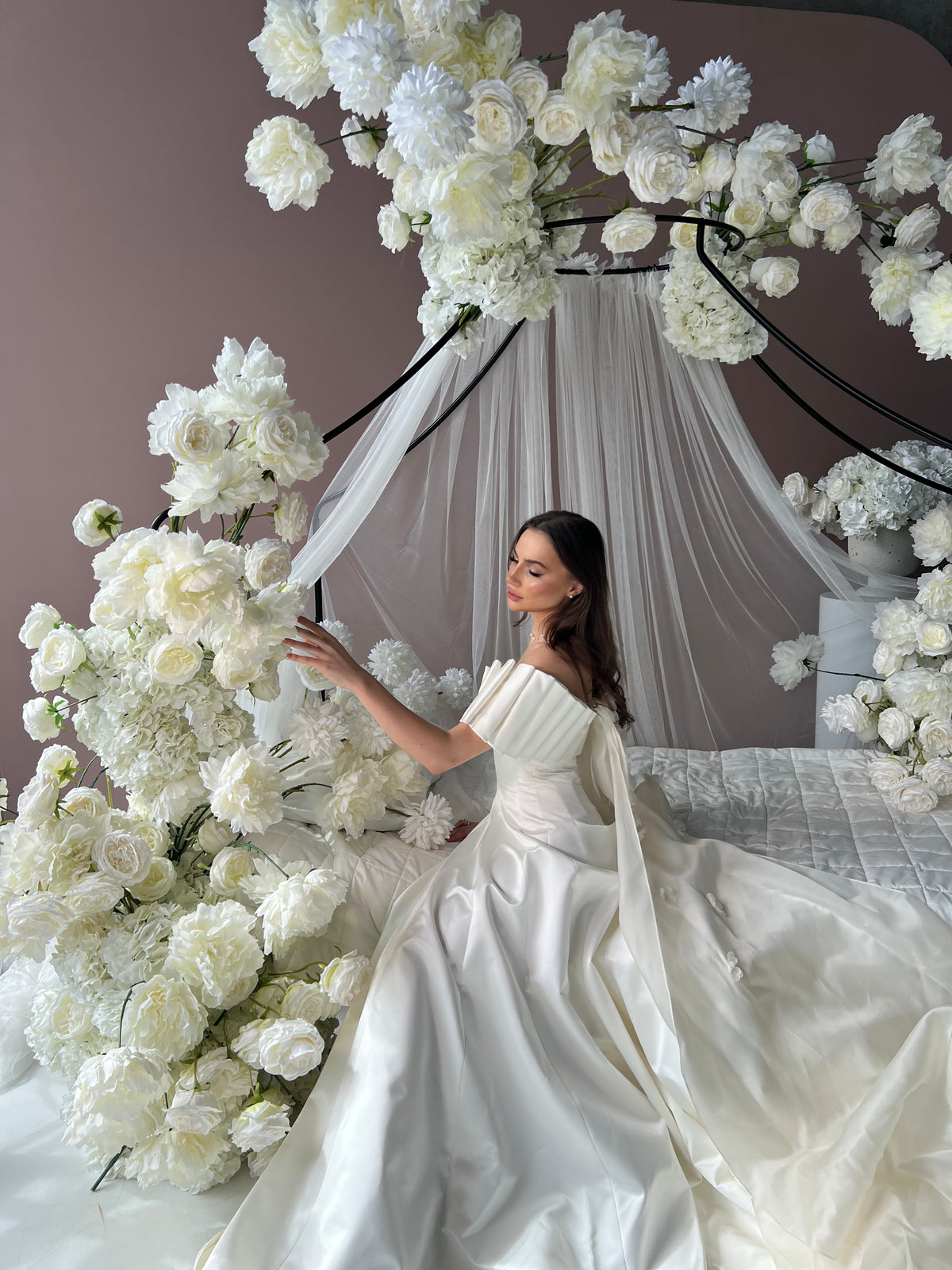 Organza Tail Wedding dress