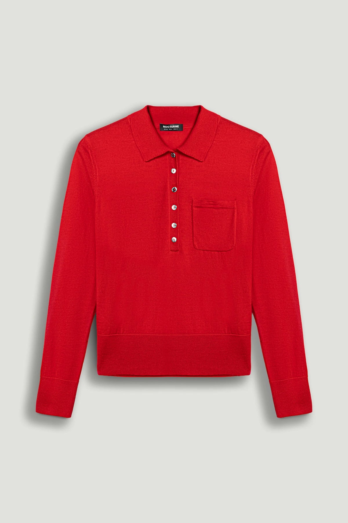 Relaxed Polo Knit Sweater