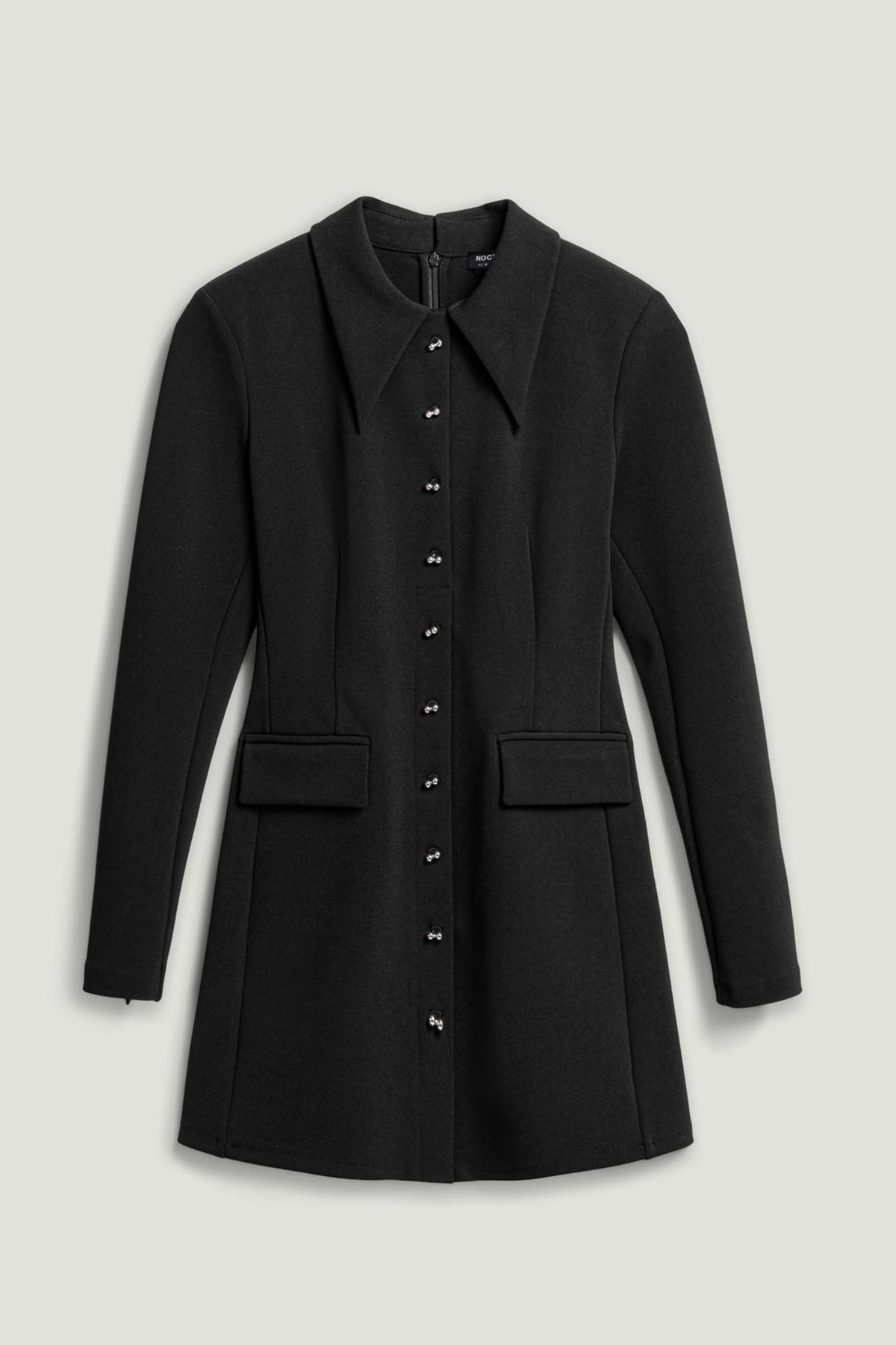 Tailored Collar Mini Dress