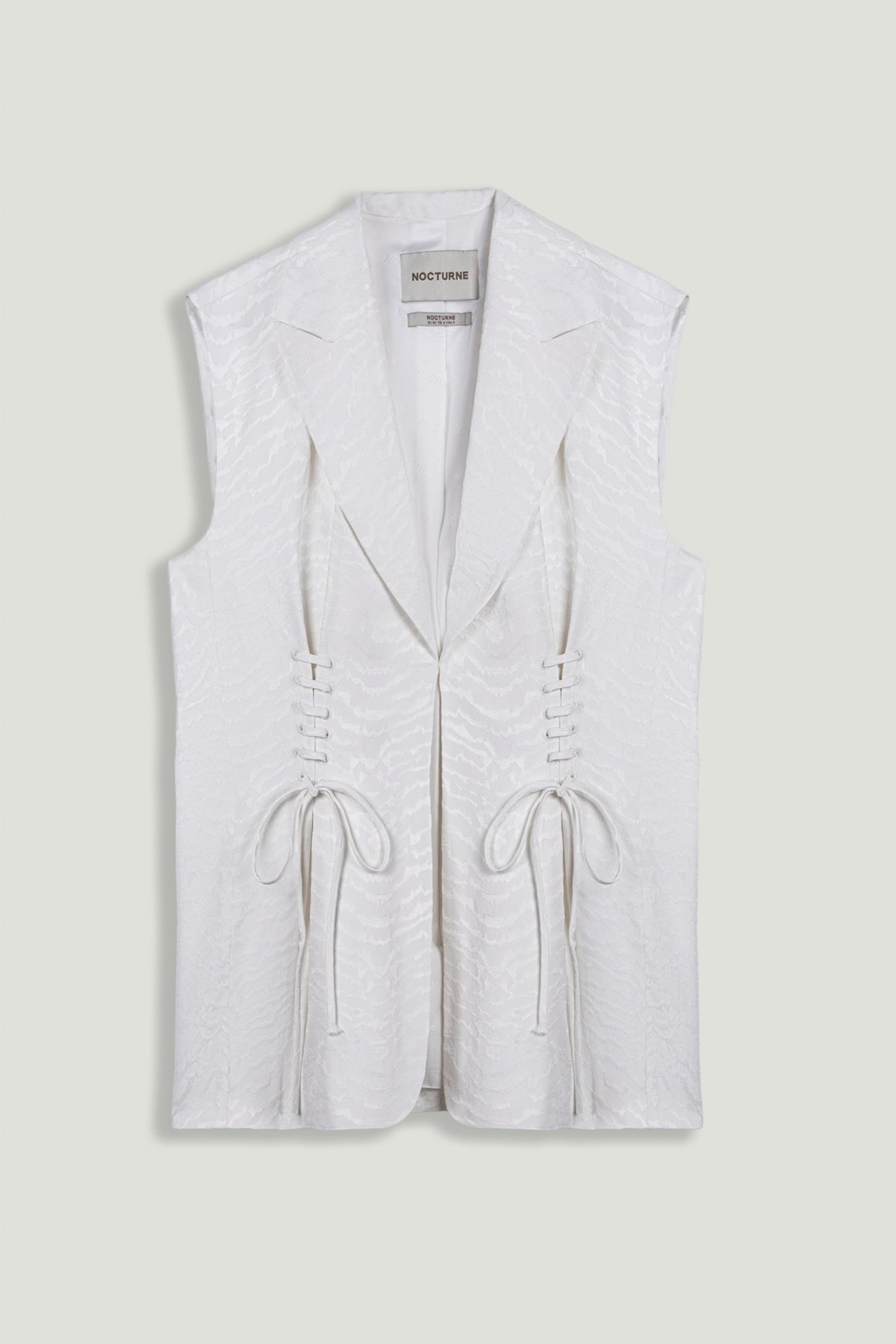 Lace-Up Waist Tailored Vest – SAMO COLLECTION INC