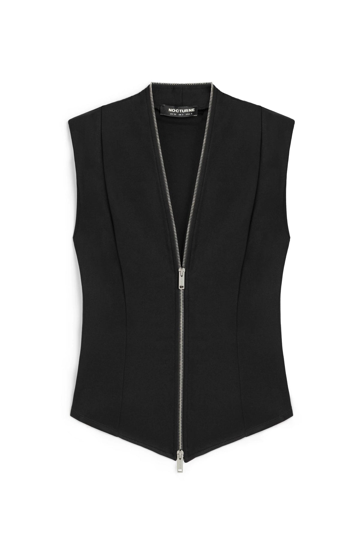 Zipper Design Blouse