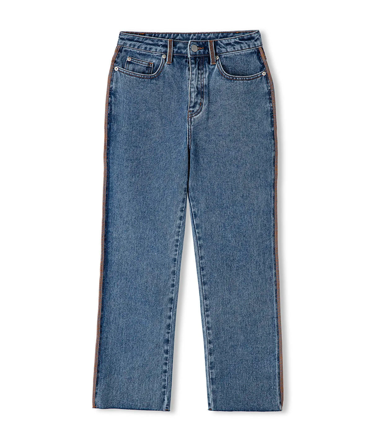 RAW EDGE DETAILED JEANS