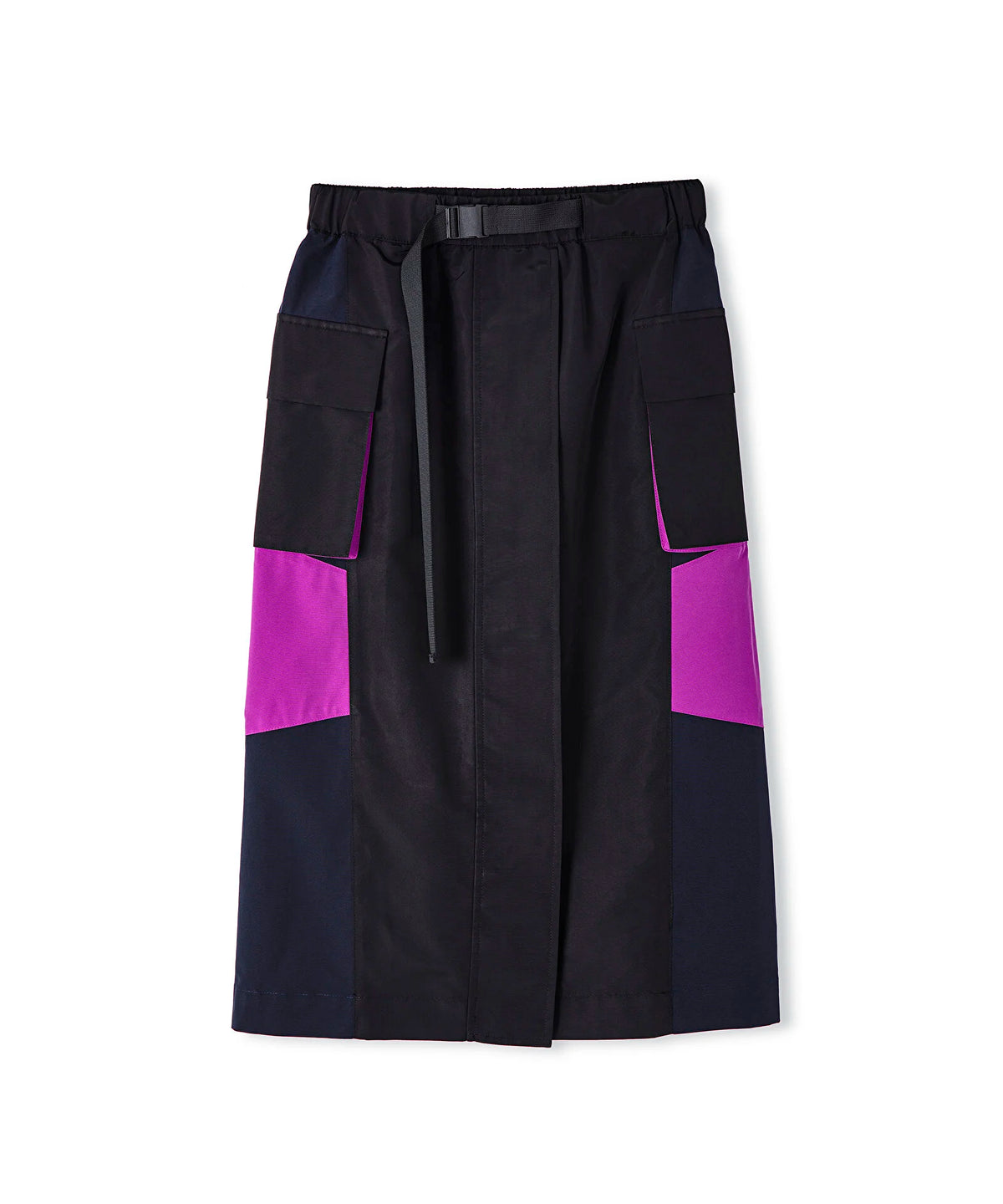 COLORBLOCK CARGO SKIRT